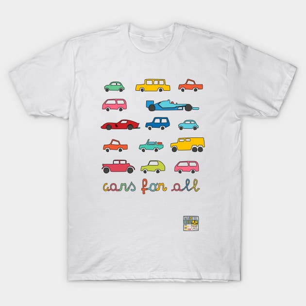 Cars for all T-Shirt by magneticboys